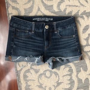 Denim shorts